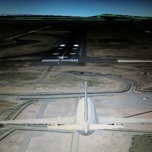 間もなくランディングです。