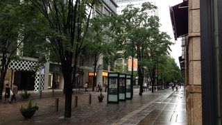 オフィス街のお洒落スポット