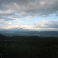 若干曇り空でした