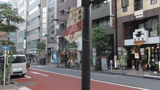 落ち着いた通り