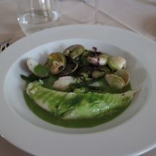 白身魚の蒸し料理だったと思います