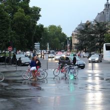 普通に自転車で