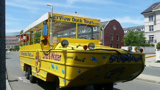 水陸両用車でツアー