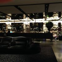 フロントです。間接照明がいい感じです。