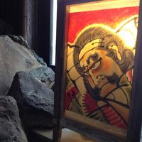 お風呂内にねぶたが待ってます