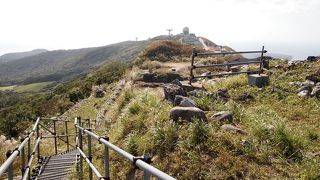 晴れた日はハテノ浜が見える