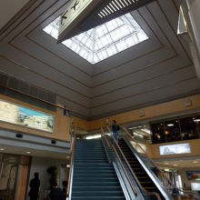 出発は２F、到着は１F