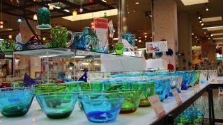 ガラス製品がいっぱい！