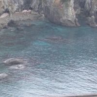 部屋から観た海。夏ならもっと綺麗だったのかな