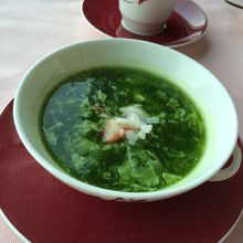 これこれ！タラバガニの翡翠スープ！本当に大好き！