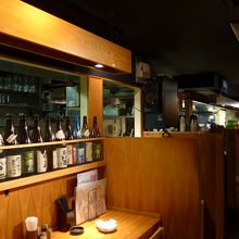 二階フロアの調理場付近