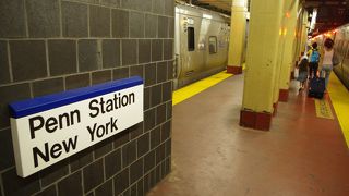 LIRR、アムトラック、地下鉄の乗り換えができるターミナルステーション