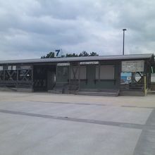 ”海の家”的な建物も見られました