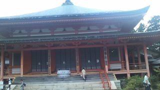 根本中堂がある延暦寺のメインエリアです