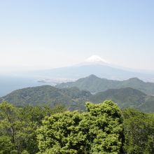 展望台からぱちり。富士山です。