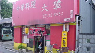 ソースラーメンが名物です