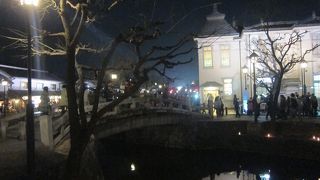 倉敷美観地区の中ほどにかかる橋