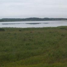 一番湖面が近い角度でこれ位でしょうか？