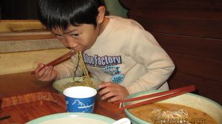 ランドで食べるラーメン