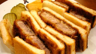 カツサンドが美味しい!