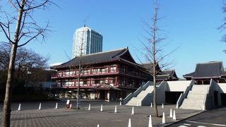 増上寺の講堂、道場がある光摂殿(こうしょうでん)