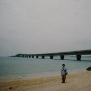池間大橋を渡ってすぐ
