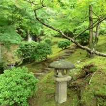 上離宮・鱗雲亭付近