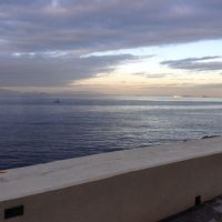 マニラ湾に沈む夕日