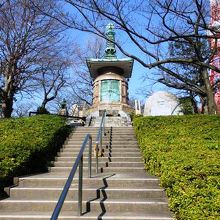 増上寺納骨堂周辺