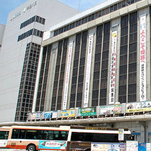 神姫バスのターミナル（ＪＲ姫路駅前）