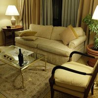 コーナー・スイートのリビング部分。