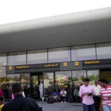 ドバイ国際空港?はフライドバイほぼ専用状態。