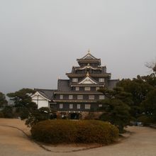 岡山城です。