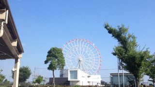 観覧車があるパーキングエリア