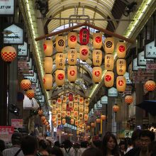 祇園祭の飾りつけ。