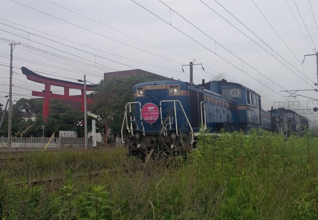 駅前にレンタサイクル