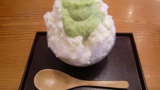 ずんだミルクかき氷