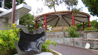 てんぶす那覇の裏側に