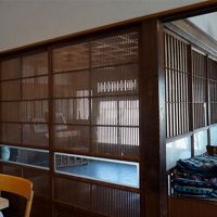 昔は帳場だったお部屋がカフェにリノベされています。