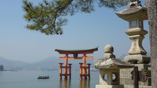 満潮と干潮で、異なった風景を見ることが出来る