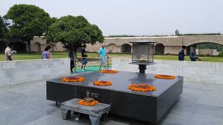 ガンジーが火葬された場所