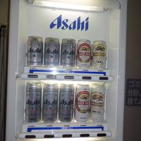 ビールの自動販売機です。
