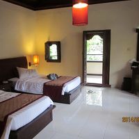 かなり暗く感じます。お部屋は広いのですが古いです