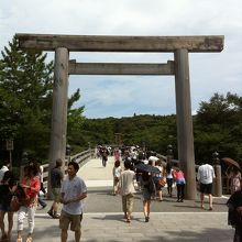 いよいよ伊勢神宮です。