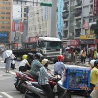 ホテルの前から長栄バス桃園空港行き乗り場