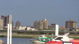 淡水を臨む淡水河