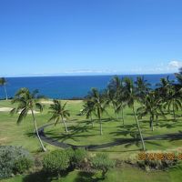天気がいいとラナイからマウイ島が見えます＾o＾