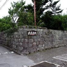 武家屋敷跡の入り口です。