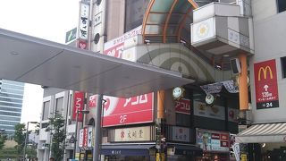 活気のある商店街