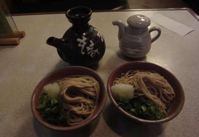 “名物生そば”は600円！